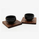 Wood Mat Coffee Home Drink Wood Coasters Coasters Square A4C4