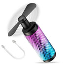 Hand Held Fans Small Fan,Usb 2200Mah Rechargeable Battery,8-12 H Work Time, A1I4