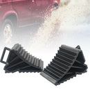 2pcs Safety Wheel Chocks Blocks Car Tyre Slip Stopper Triangle Support Pad