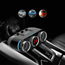 12V-24V Car Wireless Cigarette Lighter Socket Splitter Plug Dual One For Tw