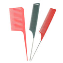 3x Women Barber Plastic Sectioning Weaving Highlighting Foiling Hair Comb