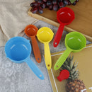 5pcs/set Measuring Cup Colorful Plastic Measure Cup Baking Measuring ToolsB Kw