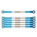 6PCS Adjustable Steering Linkage Pulling Rod 96-114mm for 1/10 RC Car Truck