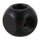 G1/4 Inner Thread Brass 3-Way Splitter Ball Fitting for Water Cooling Tube