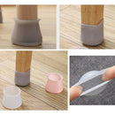 4pcs Silicone Chair Leg Caps Feet Cover Pads Furniture Table Floor Protectors