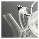 Elegant Glass Teapot Handle Heat Resistant For Blooming Oolong Black Tea 35 O3F4