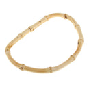 Natural Bamboo Bag Handle Replacement Charming Frame for DIY Bag Handbags Making