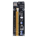 Power Enhanced PCI-E 1x to 16x Extender Adapter Card Mining Card Kit