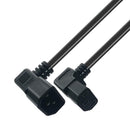 250V IEC 320 C13 To C14 Angle AC Power Extension Cord