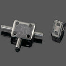 Durable Door Latch Lock Hasp Staple Sliding Bolt Gate Safety Hardware I7B0 D8F6