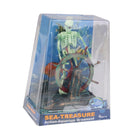 Plastic Skeleton Air Operated Wheel Aquarium Underwater Landscape Ornament