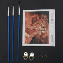 Lion Kings DIY Coloring Oil Painting Paint By Numbers Kits Drawing Paint On G5A9