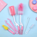7Pcs Baby Bottle Brush Cleaning Multipurpose Water Bottle Cleaner Nipple Straws