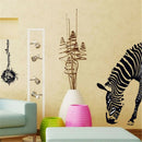 Lovely Zebra DIY Wall Stickers Abstract Art Black Decor Animal Stickers Stick OZ