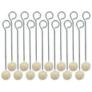 100Pcs Leather Dye Ball Brush for Diy Crafts Dyeing Applicator with Metal H
