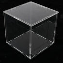 5.5 x 5.5 x 5.5 Inch Acrylic Display Case Anti-Dust Protection Display Box for