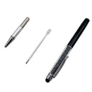 5Pcs/set Colorful Student Office Ballpoint Pen Bling Crystal Metal Pen Pretty