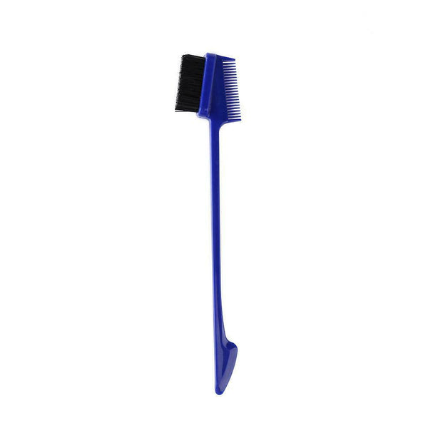 Double Sided Edge Comb Beauty Hair Styling Salon Hairdressing Tools (Blue) A#S