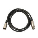 3Pin XLR Male to XLR Female Balanced Microphone Audio Cable Connector 1.8m
