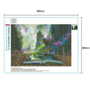 5D DIY Full Drill Diamond Painting Landscape of the Book Cross Stitch Craft