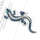 Unique Lizard Rhinestone Brooch Pin Women Geckos Brooch Clothes Jewelry BroSEAU
