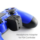 3.5mm Jack Headset Adapter with Mic + Volume Control for PS4 Controller
