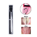 1X Tongue Scraper Reusable Stainless Steel Oral Fresher Cleaner Brush for K 3c