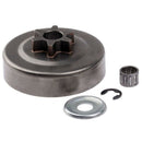 3/8 6T Clutch Drum Sprocket Washer E-Clip Kit For Stihl Chainsaw 017 018 02 J2Q9