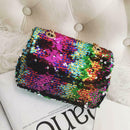 Shining Sequins Shoulder Bags Women Messenger Chain Party Crossbody Handbag