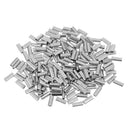 Aluminum Alloy Fishing Line Crimp Wire Leader Sleeve Connector 1.0 & 1.2mm