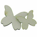 50 pcs Wooden Butterflies Shape Craft Embellishments Scrapbook Wood Arts Us S8M5