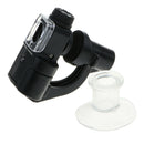 90X Clip-On Type Cell Phone Mini Microscope LED UV Light Jeweler Microscope for
