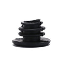 4pcs Bike  Black Mini Rubber Grip Handlebar Bar End Plugs Stoppers Caps  JR