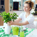 St. Patrick's Day Irish Festival Tablecloth Green Shamrock Lace Table Flag  M8O8