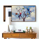 5D DIY Full Drill Diamond Painting Standing Parrots Cross Stitch Embroidery