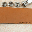 DIY Leather Craft Spacer Embossing System Set Leather Design Tool