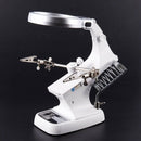 3 Hand Soldering Iron Stand Welding Tool With Illuminated Glasses Led Allig P8I5