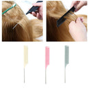 3-pack Plastic Sectioning Weave Highlighting Foiling Hair Comb Styling Combs
