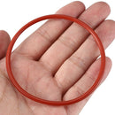 5X(Red Silicone O-ring Oil Seal ring Seal Washer 80 x 3.5 x 73mm R3P7)