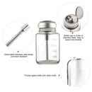 2 Pcs 80ML Push Down Pump Dispenser Bottles for Professional Soak Off Gel Polish