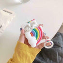Beautiful Rainbow Protective Case Anti-fall Soft Silicone Cover for Airpods 1/2