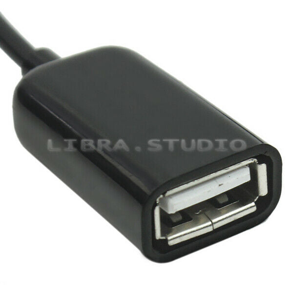 Brand New Black Micro USB Host OTG Adapter Cable for Android Cell Phones