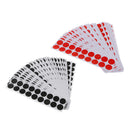 900pcs Self Adhesive Target Paster, Shooting Splatter Stickers Patches Red