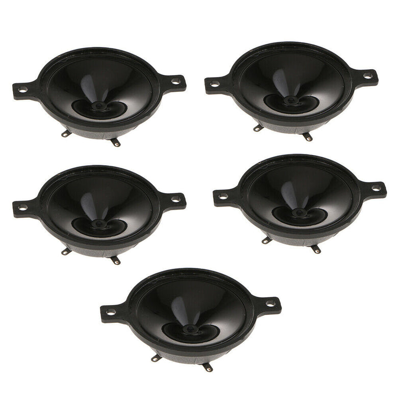 5Pcs New Audio Tweeters Round Piezoelectric Tweeter Speaker Buzzer DIY