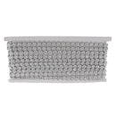 Floral Crystal Beaded Chain Ribbon Trim Crafts Embellishment 10 Yards