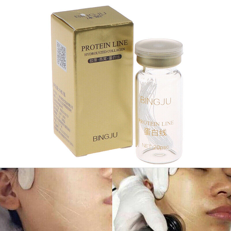 20Lines Thread No Needle Silk Fibroine Line Essence Collagen Facial Anti-Wri_kz