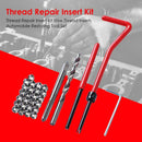 30pcs Thread Repair Insert Kit Wire Thread Inserts Automobile Tool (M5x0.8) A
