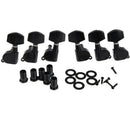 6 Pieces Black Sealed electric Tuning Pegs Tuner Machine Head 3R 3L / acous K7O6