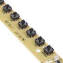 Universal 7 keys keyboard plate LCD TV accordance keypad with IR for v59 v29 v56