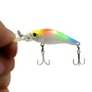 8X Mini Minnow Minorui Fishing Lure Bait Tackle Hook Bait Crankbait Kit DVB